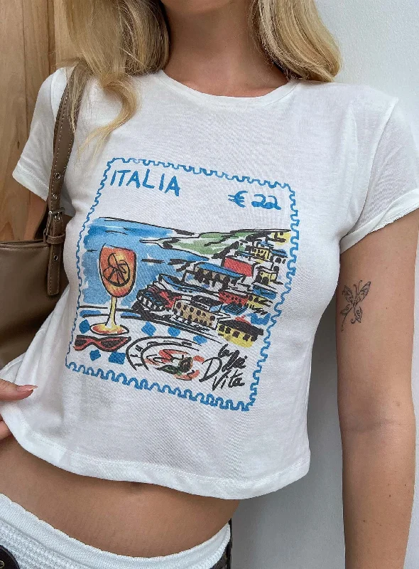 Huge Discounts Edenia Tee White