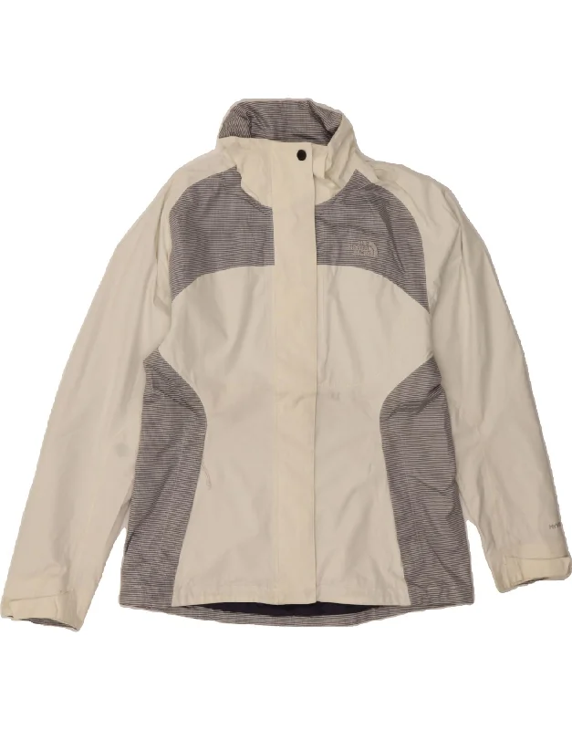 Price Break THE NORTH FACE Womens Windbreaker Jacket UK 14 Medium White Colourblock