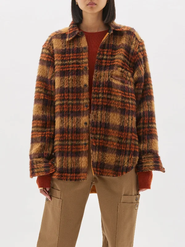 Early Access checked overshirt