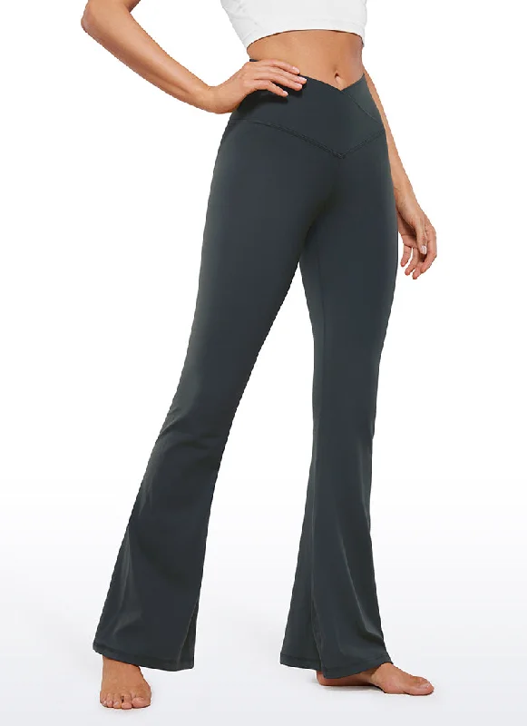 Limited Quantity Butterluxe Flare Leggings 31'' - V Cross Waist
