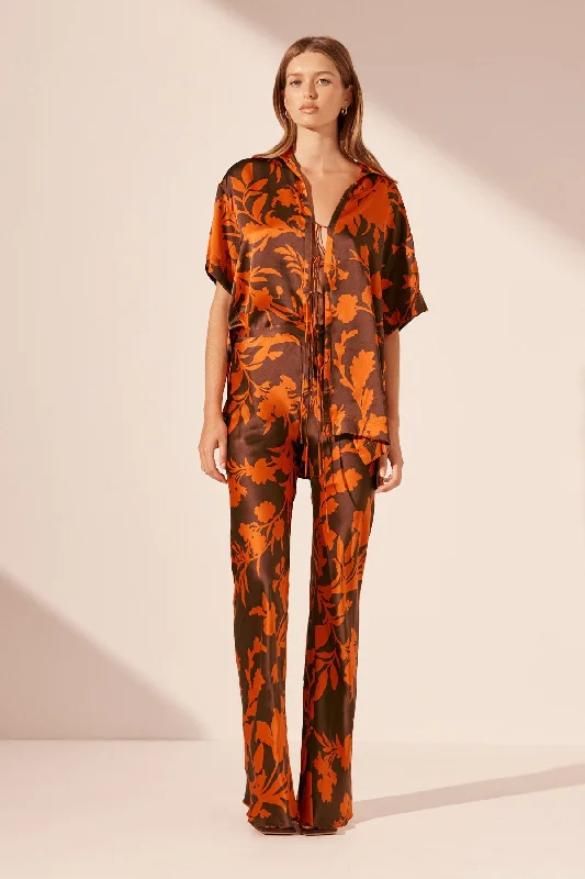 New Deals FLORA SILK BIAS CUT PANT