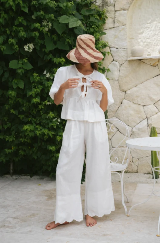 Cash Savings Brodie Pants Linen - Wholesale