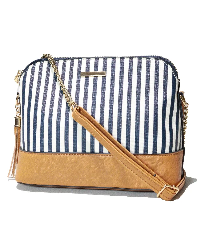 Super Savings Navy and White Nautical Bag