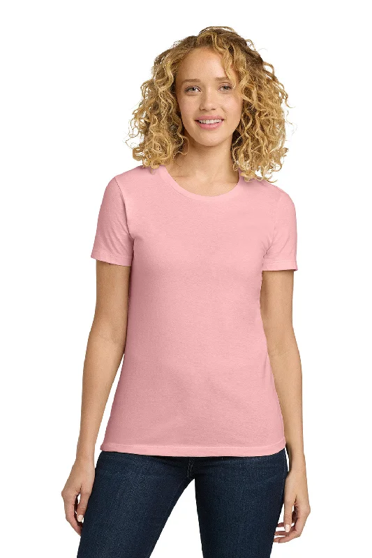Special Offer Next Level Womens Boyfriend Fine Jersey Short Sleeve Crewneck T-Shirt - Light Pink