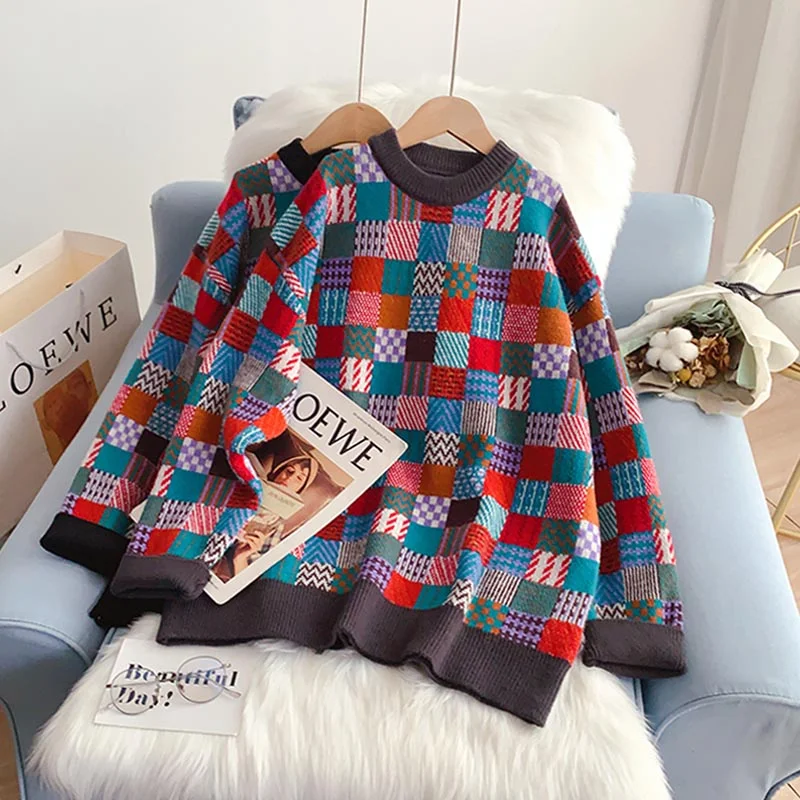 Buy More, Save More Sweater retro Japanese lazy sweater top  5224