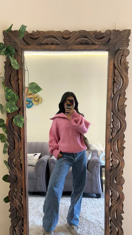 Super Bargain Cute thrifted zipper M