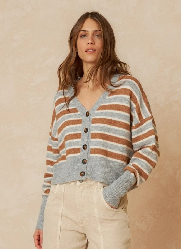 Get It Before It’s Gone Indi & Cold Striped Cardigan