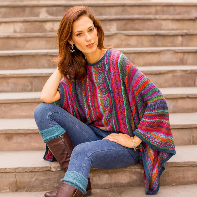 Deal Explosion Fiesta of Color Striped Sweater