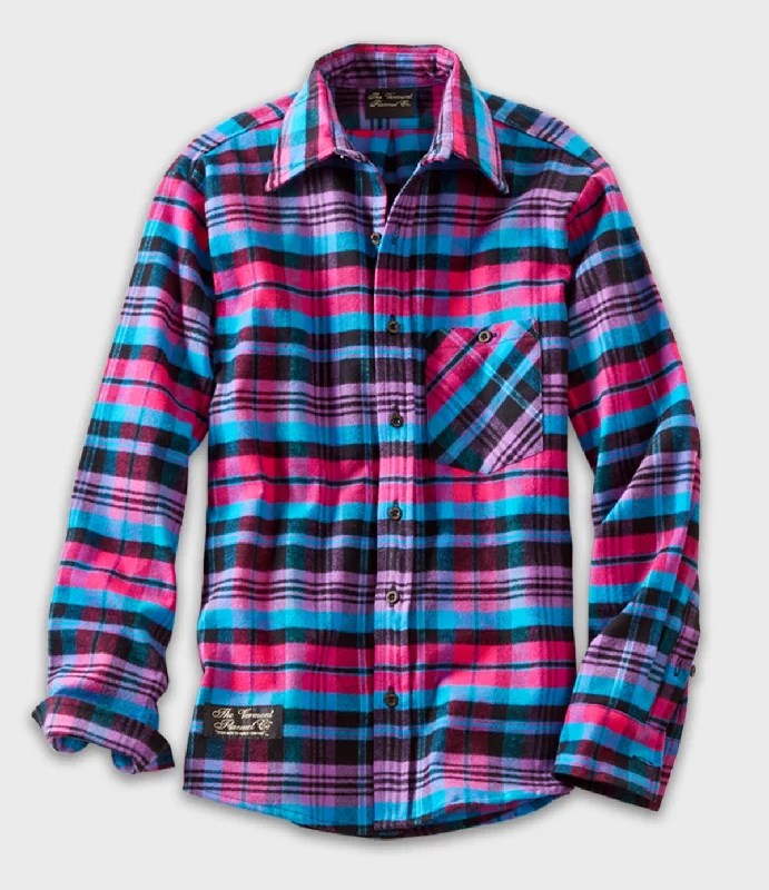 Low Prices Fitted Flannel Shirt - Tropic