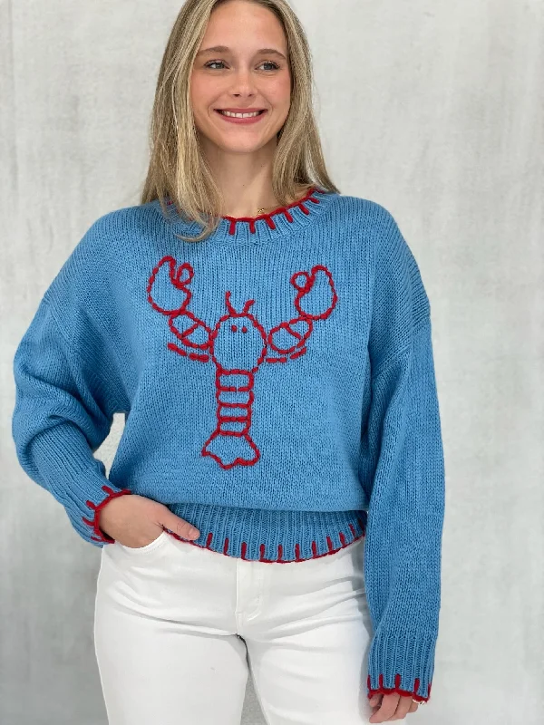 Weekend Specials to Indulge In Maine Stream Sweater - French Blue