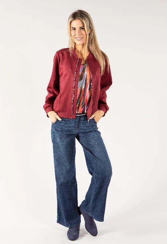 Final Markdown Suedette Bomber Jacket