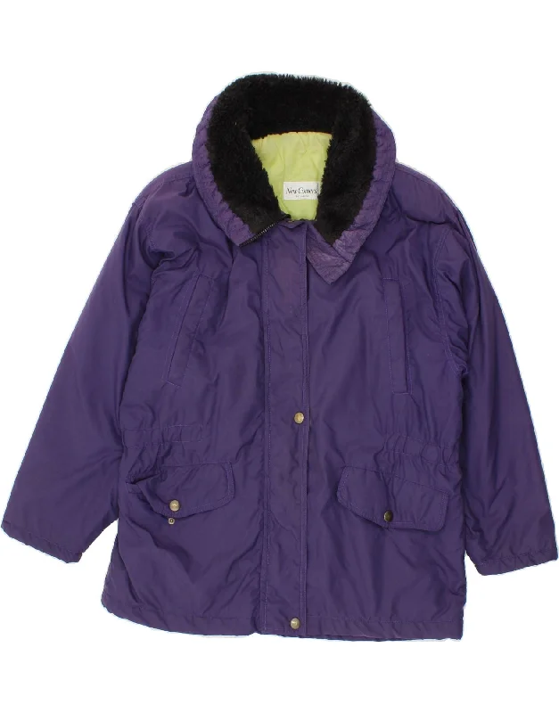 Flash Deals VINTAGE Womens Windbreaker Jacket UK 18 XL Purple