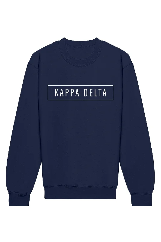 Weekend Savings Spectacle Kappa Delta Blocked Crewneck Sweatshirt