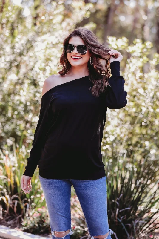 Super Deal Never Basic Cold Shoulder Top