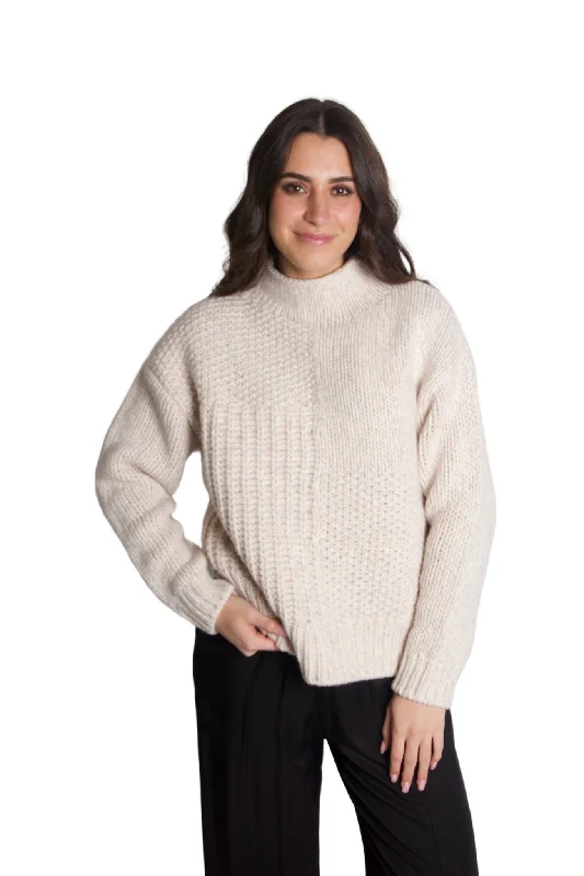 Exclusive Deal Mock Neck Long Sleeve in English Rose