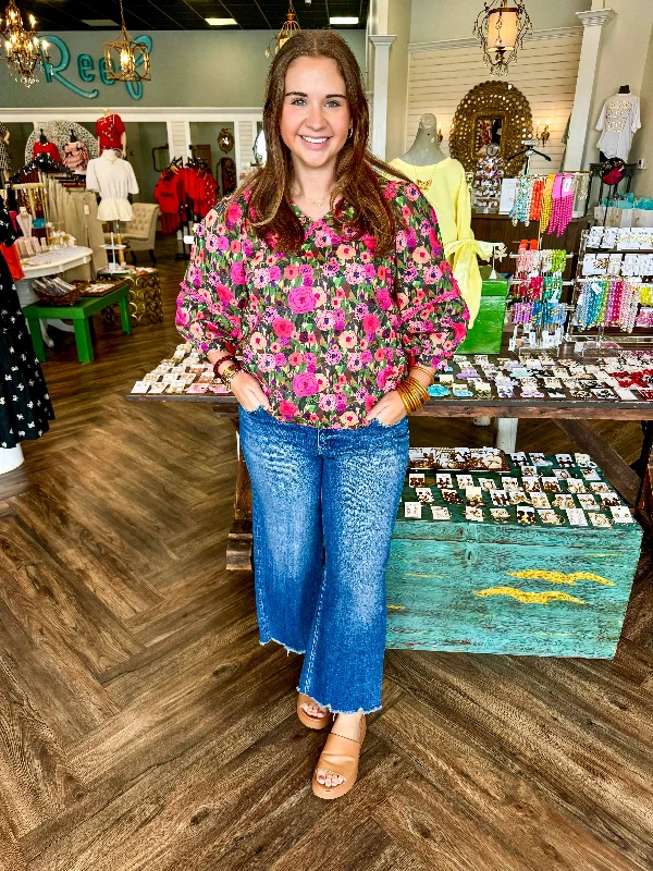 Weekend Discounts to Grab Pink Garden Blouse