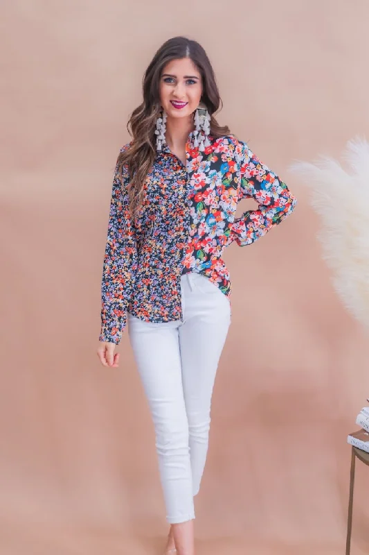 Must-Have Deals Gigi Floral Button Up Top