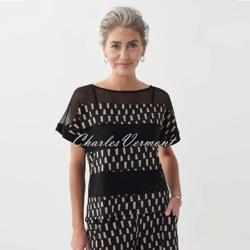 Anniversary Sale Joseph Ribkoff ‘Tiger Eye’ Print Two Piece Top – Style 222275
