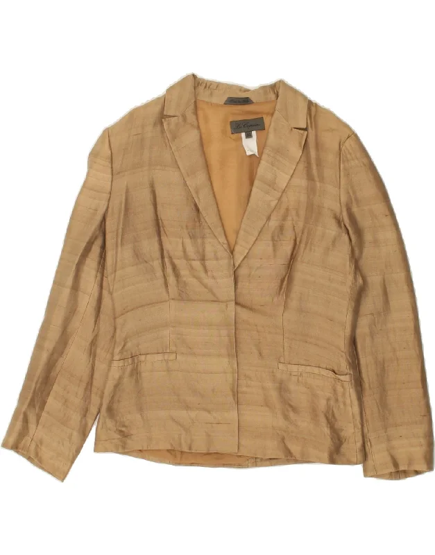Buy More, Save More LES COPAINS Womens Blazer Jacket IT 44 Medium Brown