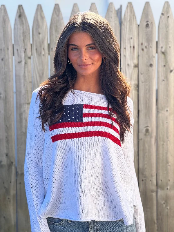 Midnight Madness Flag Sweater