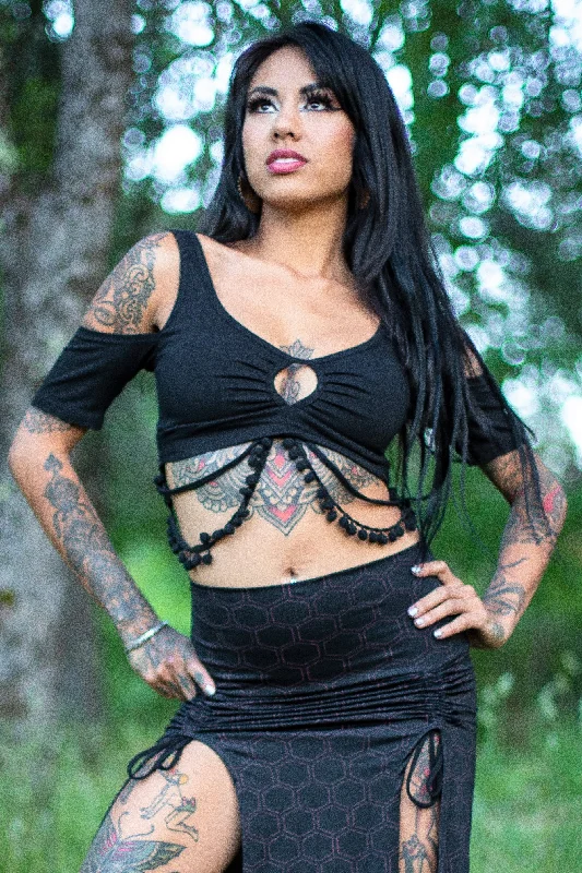 Black with Strings