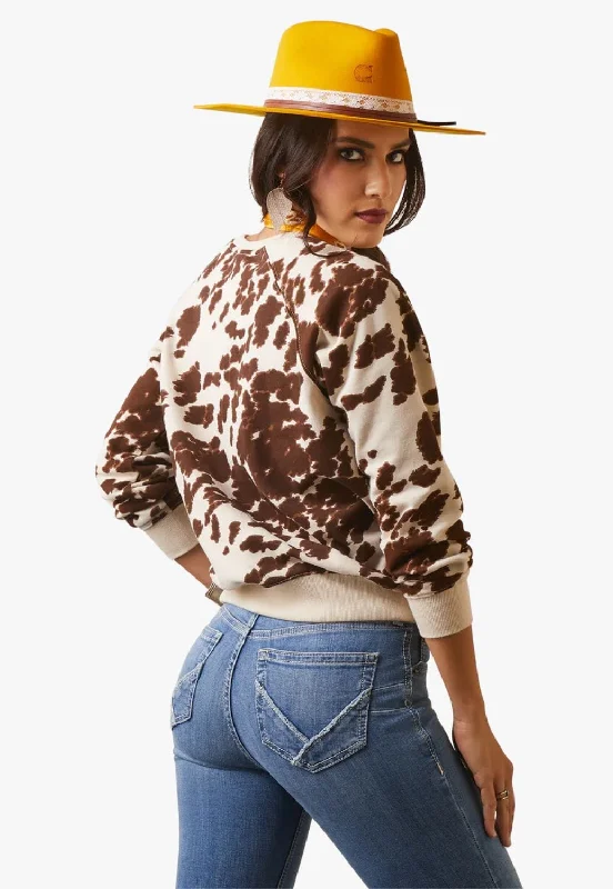 Today Only Ariat Womens REAL Hide Crew Sweatshirt
