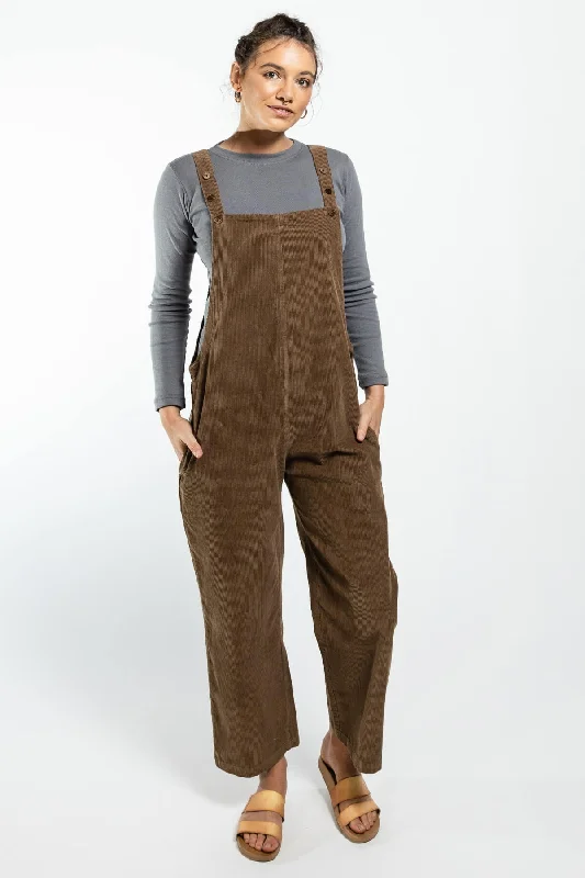 Limited Quantity Corduroy Overalls - Peanut