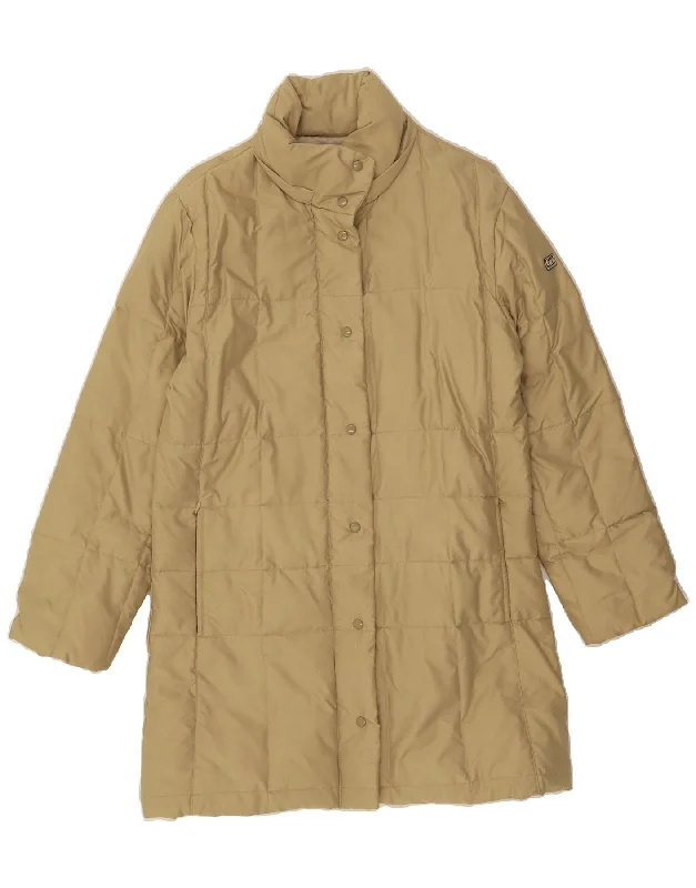 Stock Clearance SERGIO TACCHINI Womens Padded Coat UK 14 Large Beige
