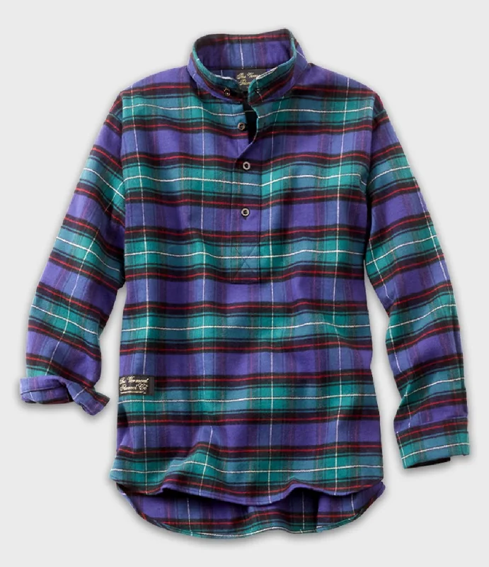 Shop and Save Henley Flannel Shirt - Vermont