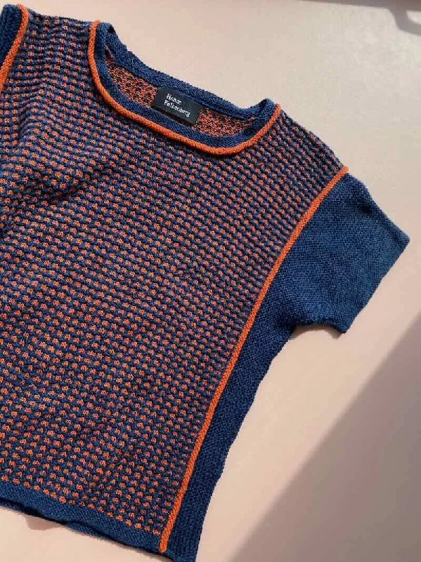 Overstock Mikko t-shirt by Hanne Falkenberg, knitting pattern