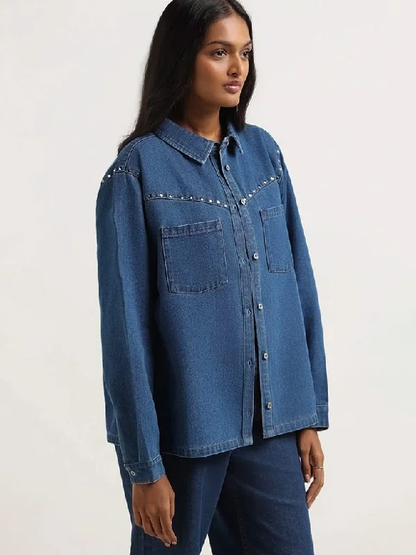 Take Action LOV Blue Denim Jacket