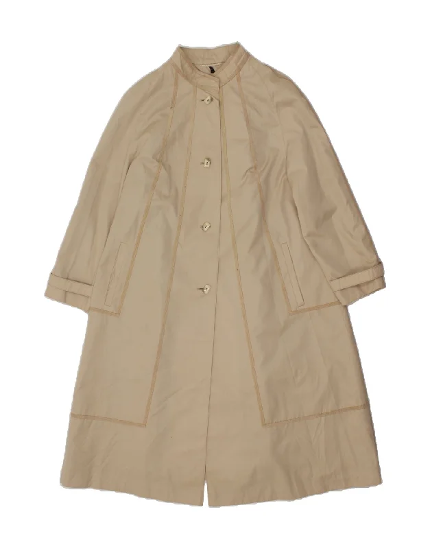 Make Your Weekend Count with Savings YOUR SIXTH SENSE Womens Overcoat IT 44 Medium Beige Polyester