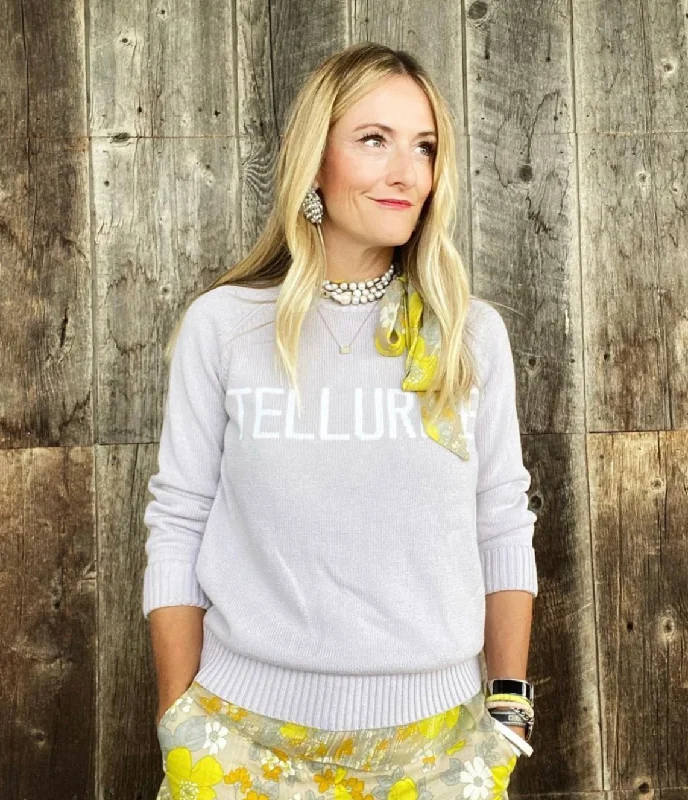 Super Bargain E&I Telluride Taupe/White Sweater