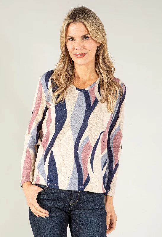 Price Blitz Swirl Lux Touch Knit Pullover