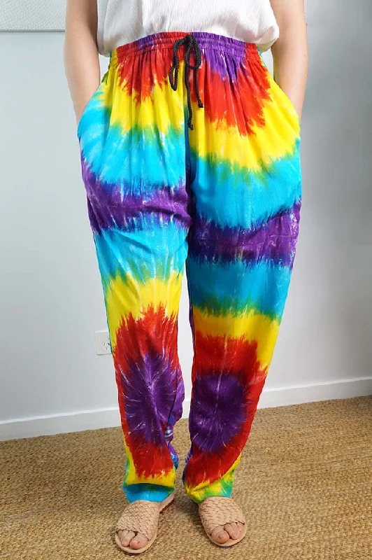 Shop and Save Happy Pants "Rainbow Tie Dye"