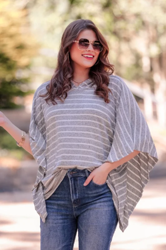 Weekend Deal Nova Striped Hooded Tunic