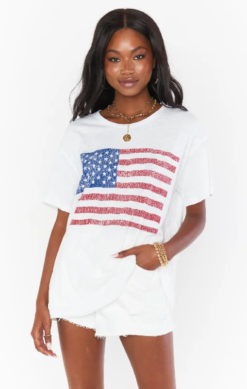 Year-End Clearance Cooper Tee ~ American Flag Graphic