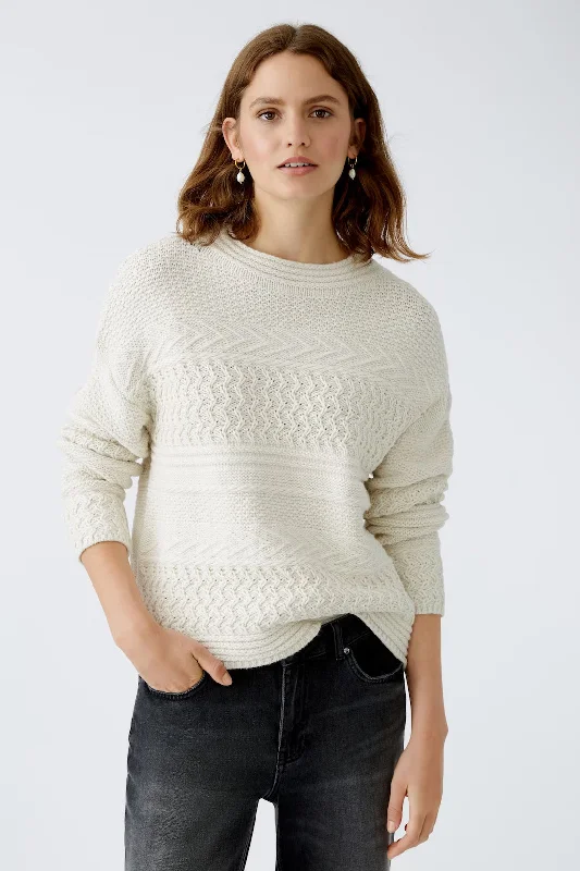 Exclusive Offer Oui Textured Knit Pullover