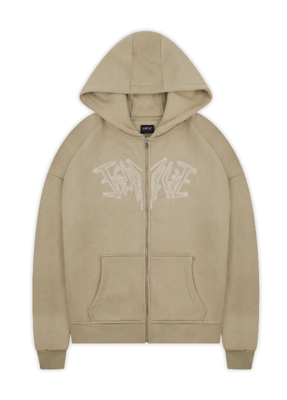 Weekend Savings Bonanza ZIP HOODIE MOCHA
