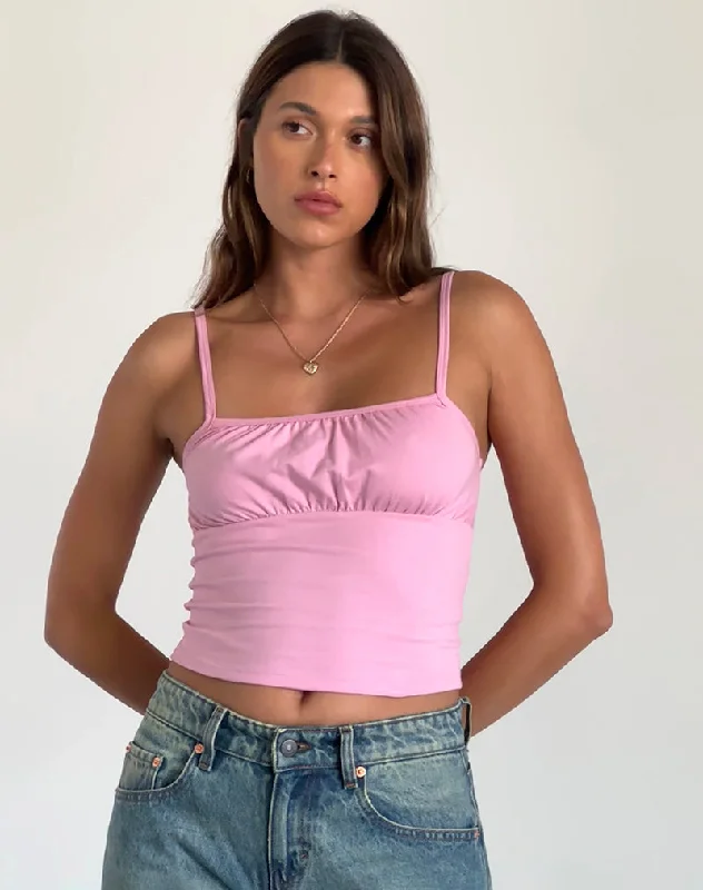 Big Discounts Sasya Cami Top in Flamingo Pink