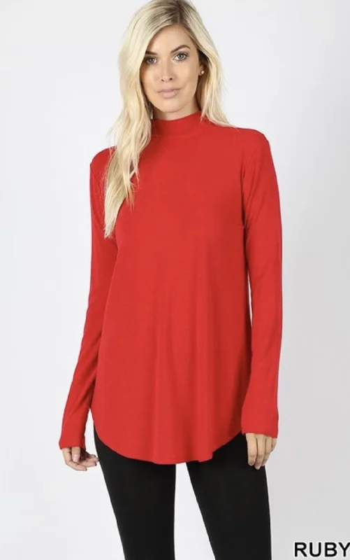 Members Only Women’s Ruby Mock Neck Top