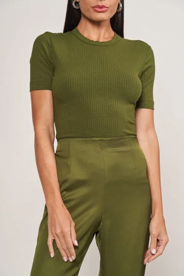 Massive Deals COLCCI OLIVE TEE