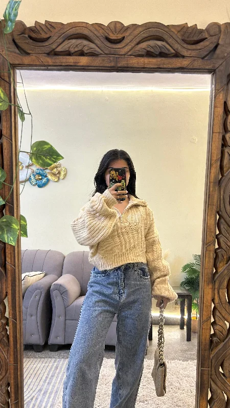 Value Deals Crop zipper S