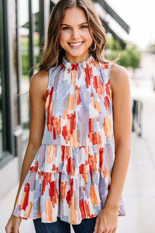 Lowest Price Find You Well Natural White Abstract Tank