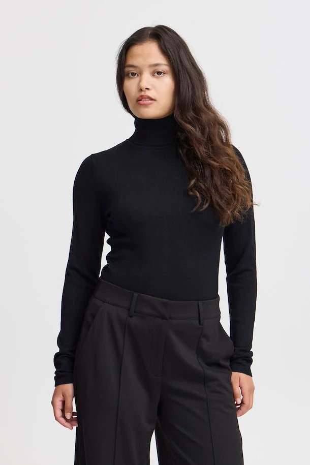 Limited Availability Ichi Mafa Roll Neck Sweater