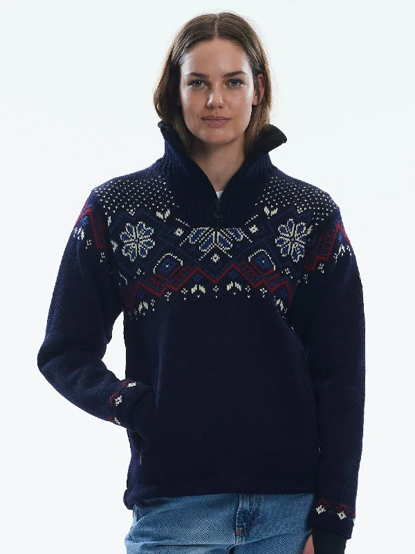 Stock Clearance Dale of Norway - Fongen Weather Proof Women's Sweater - Navy