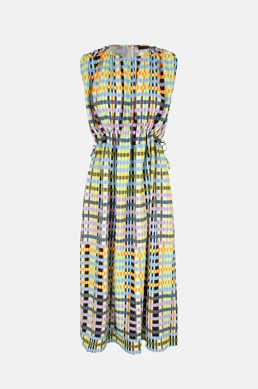 Weekend Discounts to Indulge In Rowena Dress Micro Check