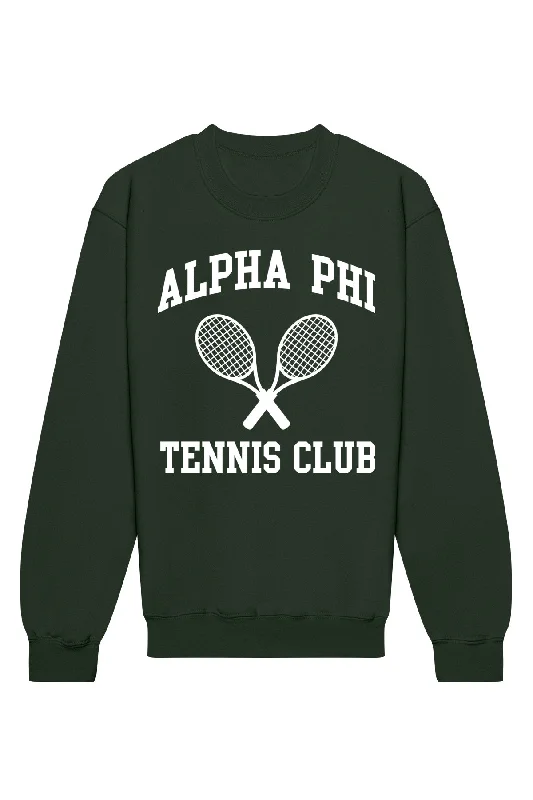 Take Advantage Alpha Phi Tennis Club Crewneck Sweatshirt