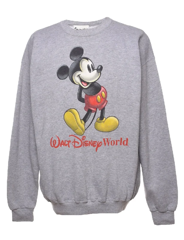 Super Savings Walt Disney World Mickey Mouse Cartoon Sweatshirt - XL