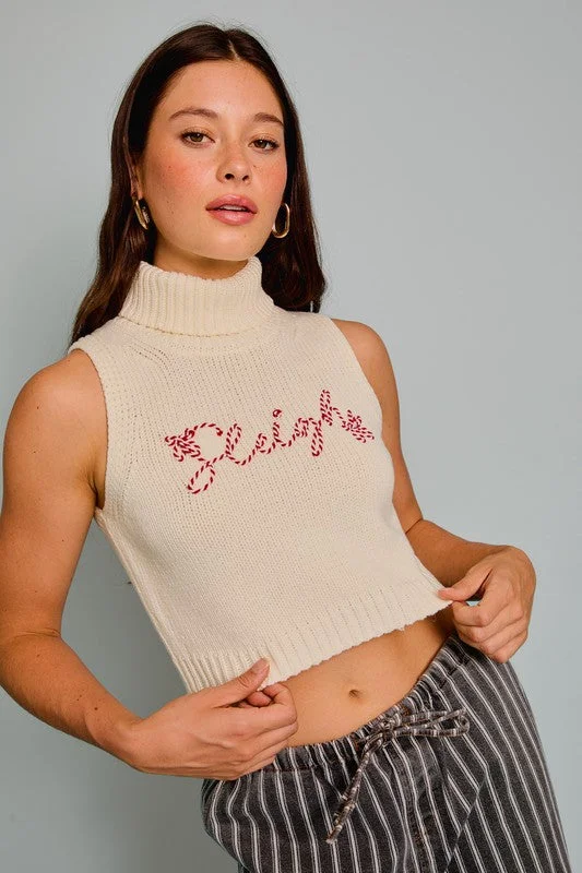 Weekend Specials to Snag Sleigh All Day Turtleneck Cropped Sweater
